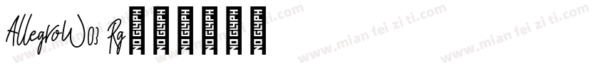 AllegroW03 Rg字体转换